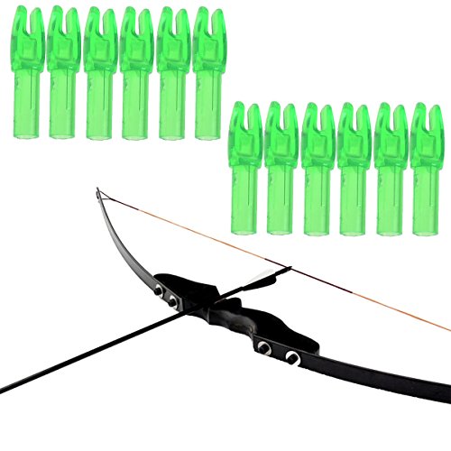 Cosmos Pack Of 12 Pcs Plastic Archery Arrow Nocks Insert Tail #TOP3
