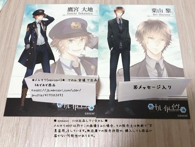 匿名＊2014　６点 カレイドイヴ 【非売品】ポスカ メッセージ　ポストカード 2014 カレイドイヴ 【非売品】ポスカ メッセージ ポストカード
