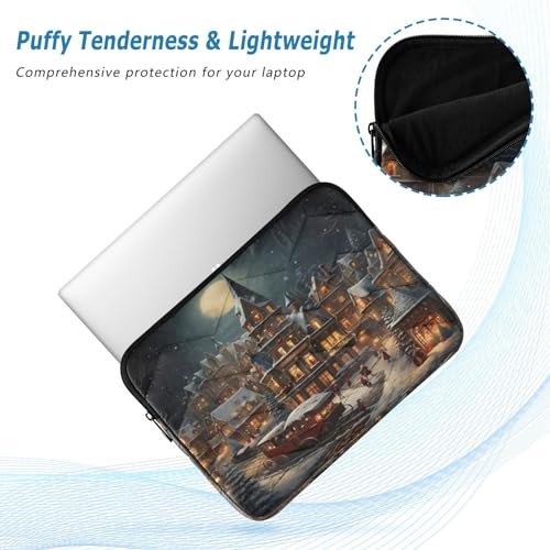 Funda para portátil Christmas Town Night 13-14 pulgadas miniatura 5