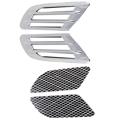 dekoracyjny zestaw samoprzylepnych 2 szt. Air Flow Fender left Kratka wentylacyjna naklejka sportowy styl tuning osłona maski silnika osłona silnika