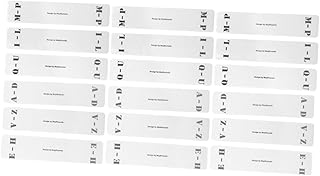 BESTOYARD 18 Peças Cartão De Classificação De Registros A-Z Cartão Organizador De Registro Vertical Disco Cdr Classificação Lables Divisor De Vinil Cartões Registro Divisores De Alfabeto