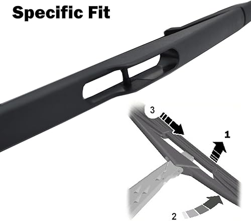 Miniatura 4 de Limpiaparabrisas delantero y trasero para Opel Zafira B 2005-2011 limpiaparabrisas limpiaparabrisas limpiaparabrisas 28 "+22 "+14"