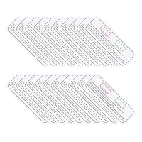Veemoon 20pcs Small UV Test Cards UVA UVC Wavelength Indicator Light Testing Stickers for Indoor and Professional Use, 2.5x7cm Detection Meter for Accurate Ultraviolet Identification