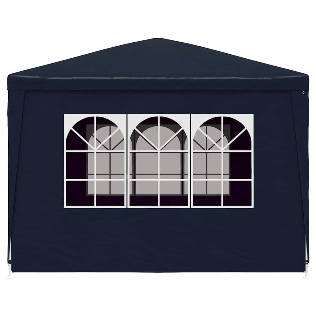 Partyzelt 3x3 m Blau Pavillon Wasserdichter,Winterfest,Höhenverstellbar,UV Schutz fur Garten,Party,Camping,Outdoor