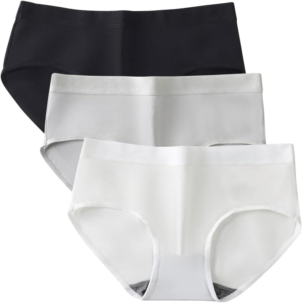 louryn koulyn 3 Pack Ladies Underwear Sets Low Rise Ladies Panties Full Coverage Briefs-picture-25