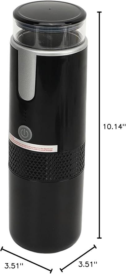Cafetera Portátil Recargable USB para Viajes, Compatible con Cápsulas y Molido miniatura 2