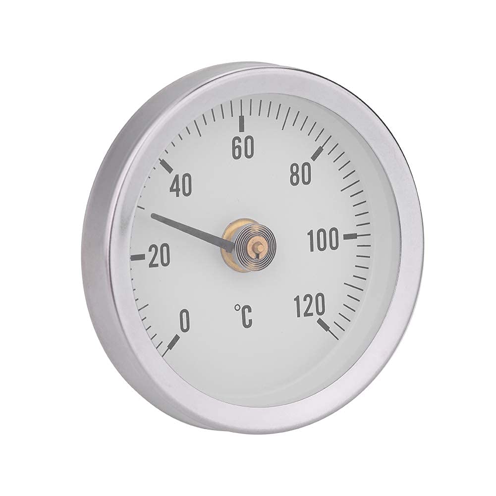 Ejoyous - Termómetro de resorte (63 mm, de lectura rápida, IP55, IP55, con polvo, impermeable, para mangueras superficiales, Power PoSTANTS Marine con pantalla de temperatura de cristal