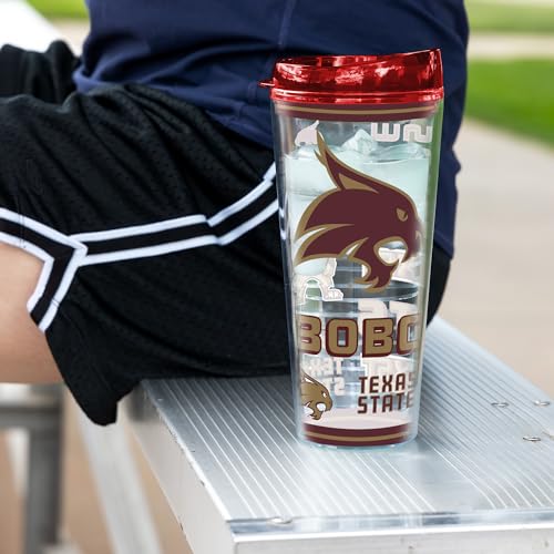 Image of Rico Industries NCAA College Double Wall Mayhem 16oz Or 20oz Tritan Tumbler W Lid