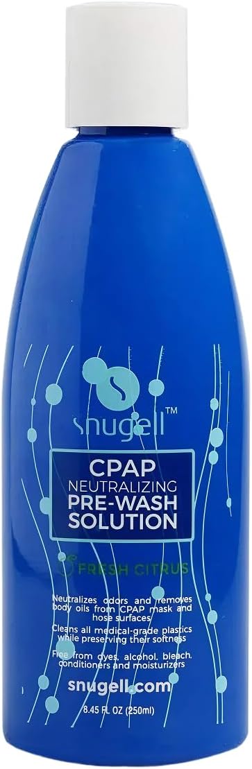 CPAP Soap Cleaner - Neutralizing Pre-wash Solution | Mask & Hose Cleaning Soap | 8.4 oz Each | Fresh Citrus Scent | Fragrance that Neutralize Odors and Removes Body Oils from CPAP Mask