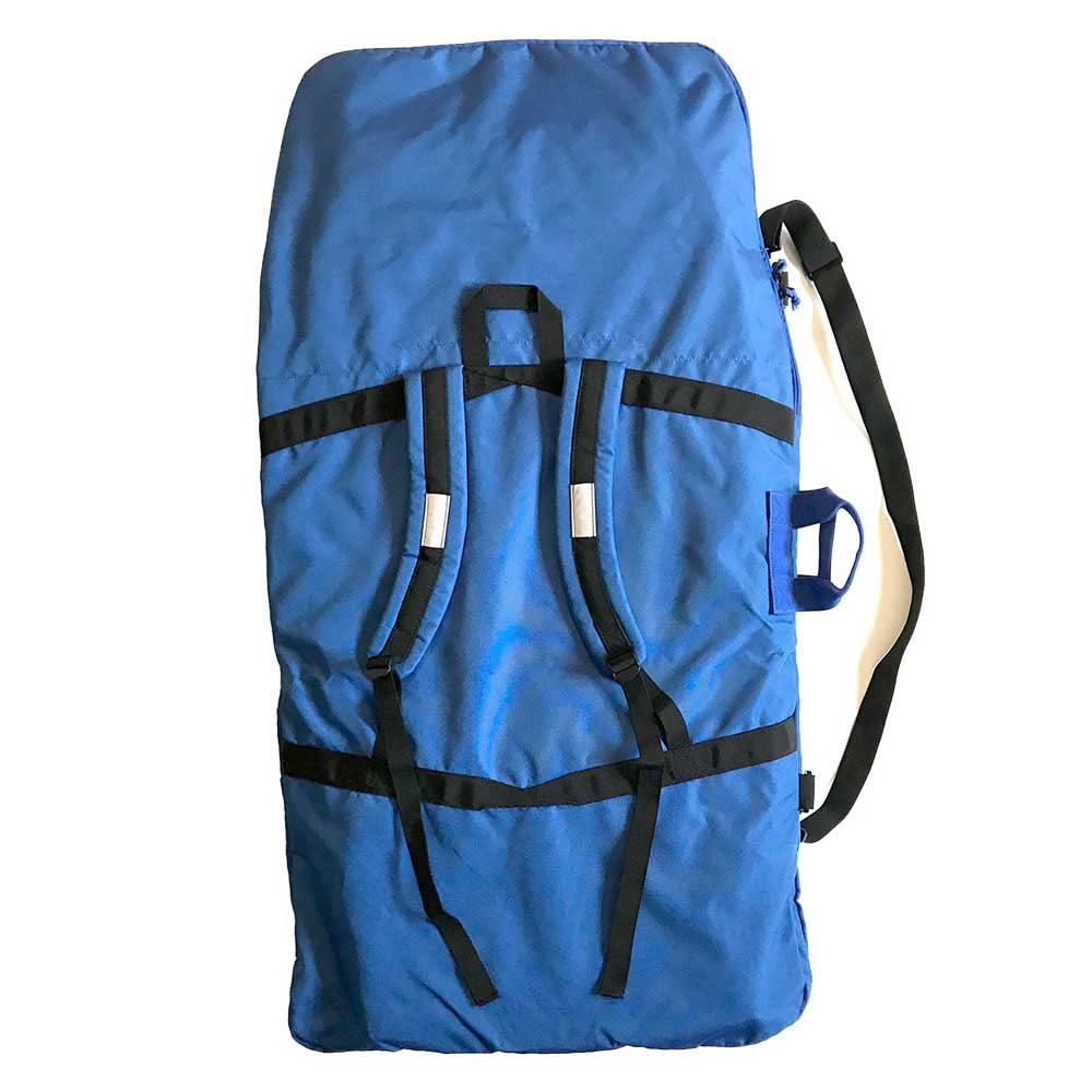 RIP Blue Commando Sac à dos de voyage double bodyboard – 2 planches avec bandoulière + dragonne, bretelles rembourrées réglables, planche de transport de 111,8 cm, 2 grandes poches de rangement avant,