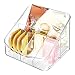 InterDesign Linus Coffee Supply Organizer for Filters, Beans, Sugar, Creamer, Tea Bags - Clear