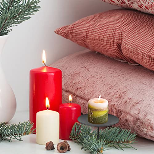 Anguxer 4 PCS Portacandele Natalizio, Portacandela...