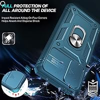 LeYi für Handyhülle Samsung S20 FE 5G/4G mit Kameraschutz & 2 Schutzfolie, Full 360 Grad Ständer Tough Armor Schutzhülle Outdoor Bumper Handy Hülle A 54 5 G Hard Case Military Blau – Ansicht 5