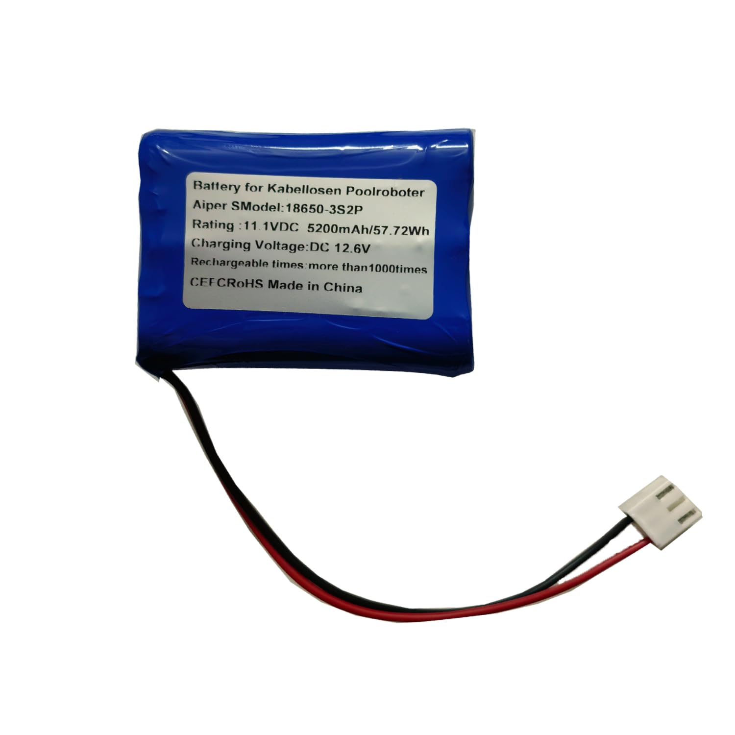 Batería de Repuesto para el limpiafondos inalámbrico Aiper Scuba SE de 5200 mAh/57,72 WH