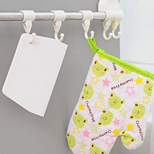 Spritech(TM) 5 Pcs Durable White Hard Plastic