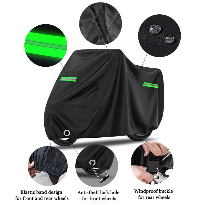 Telo Coprimoto per Honda EV 2012-2016, Telo Moto per Esterno Impermeabile, Copri Moto Esterno Interno, Resistente a Acqua Polvere Pioggia Vento Teli Moto