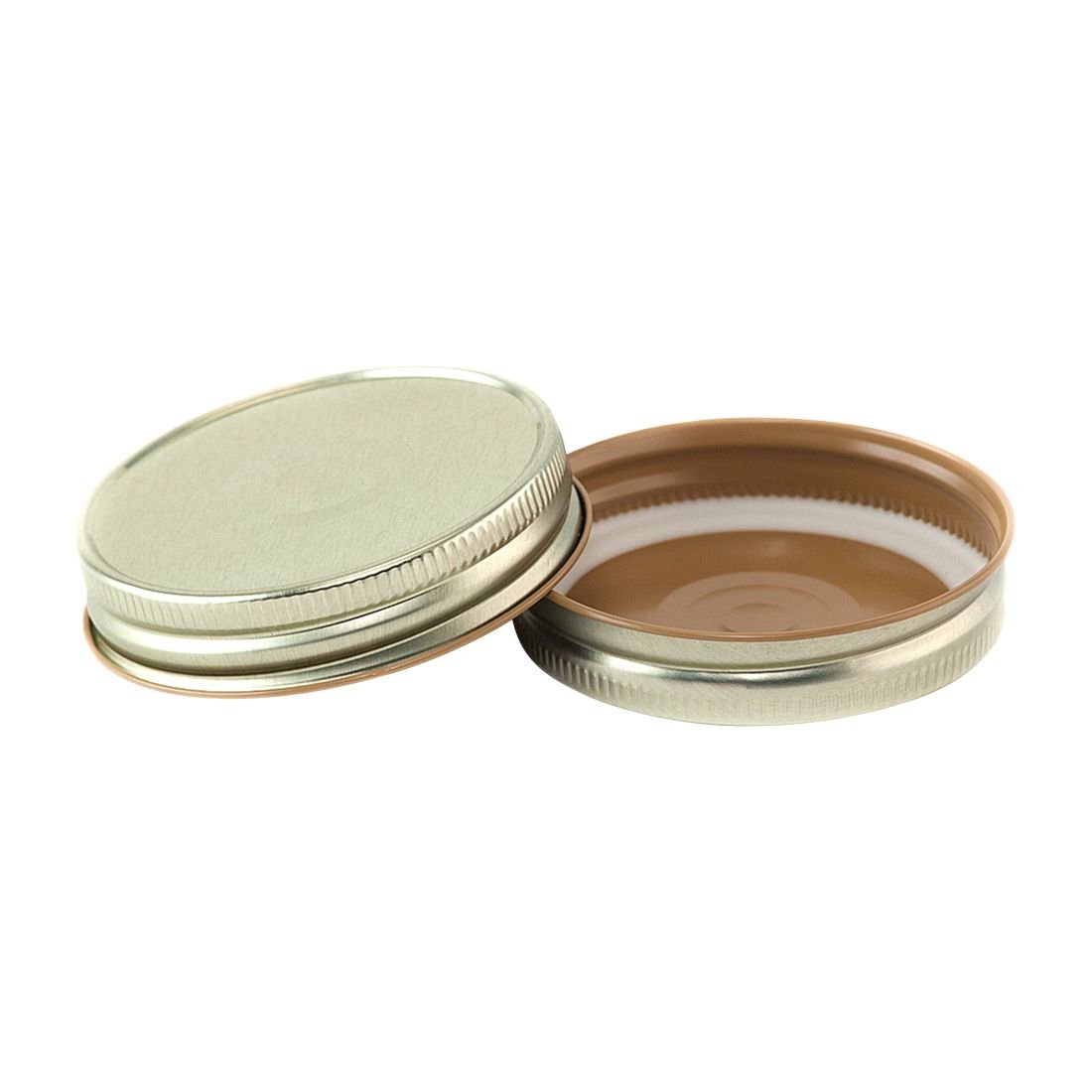 North Mountain Supply Regular Mouth Metal One Piece Mason Jar Safety Button Lids Pack Of 12 Gold Hi Heat Amazon Ca Home