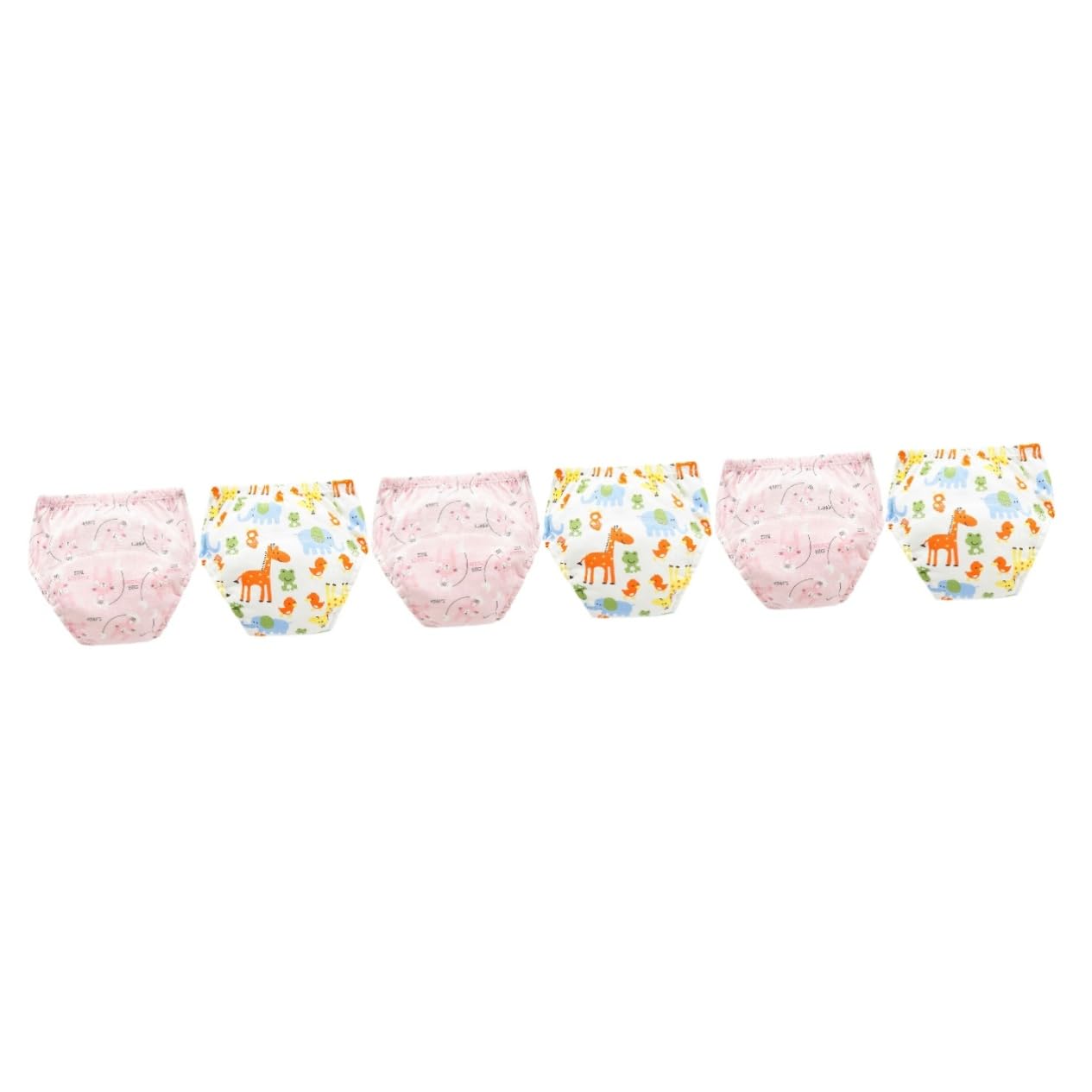 6 Stk Trainingshosen für Babys Trainingshosen für Kleinkinder wiederverwendbare Schwimmwindel wasserdichte Windel Babywindeln für Neugeborene Windelhose Töpfchen-Trainingshose
