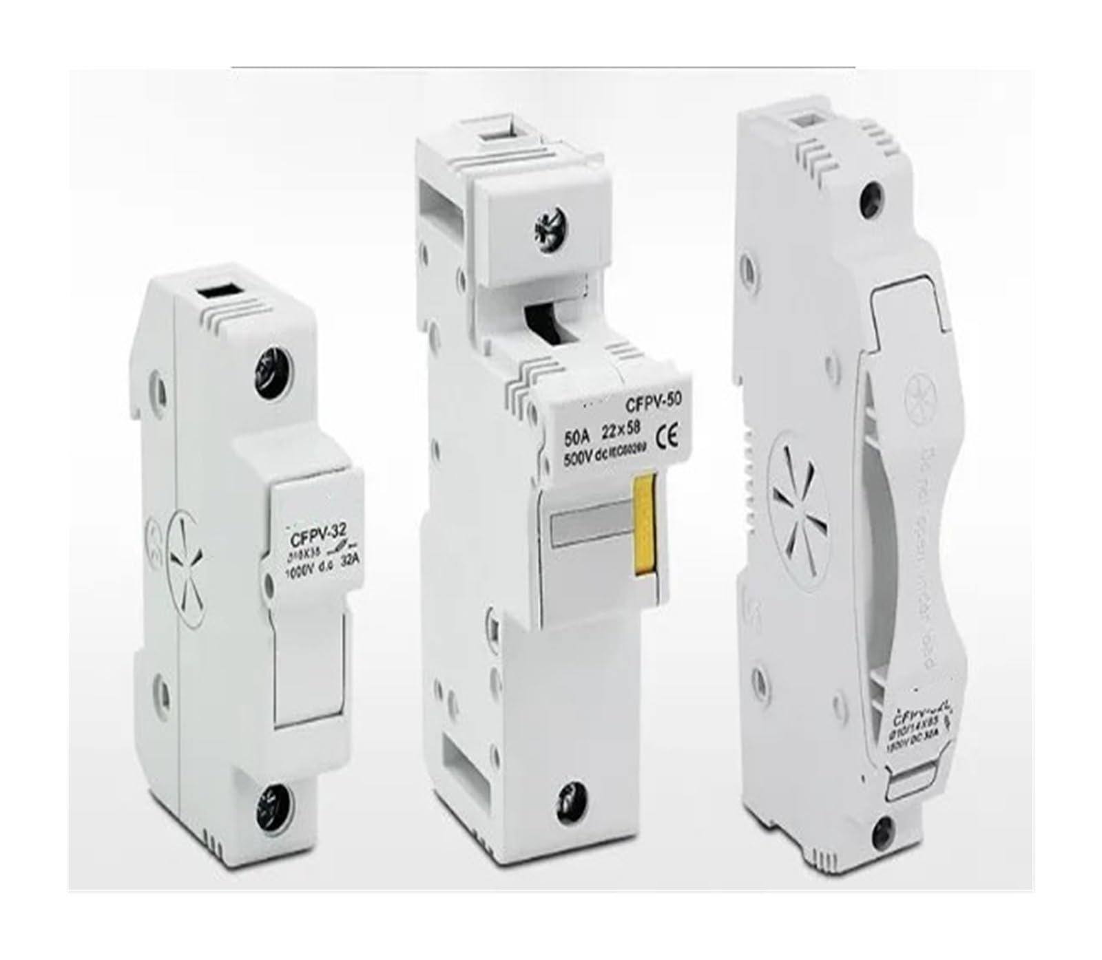 Base de fusible photovoltaïque CFPV-32 32A 1000VDC pour protection circuit solaire 10x38