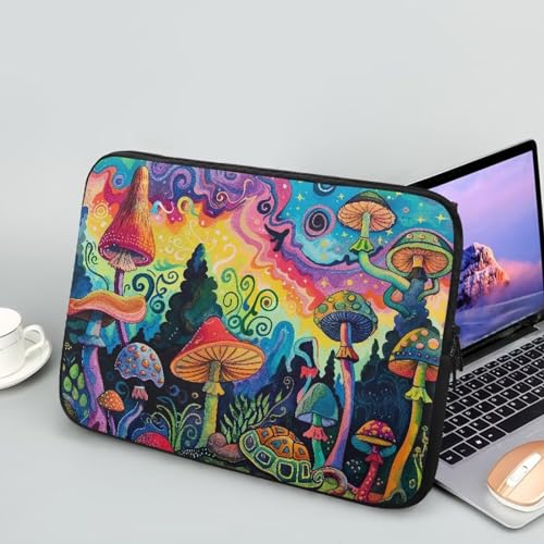 Funda para Laptop con diseño de Rainbow Mushroom Forest miniatura 2