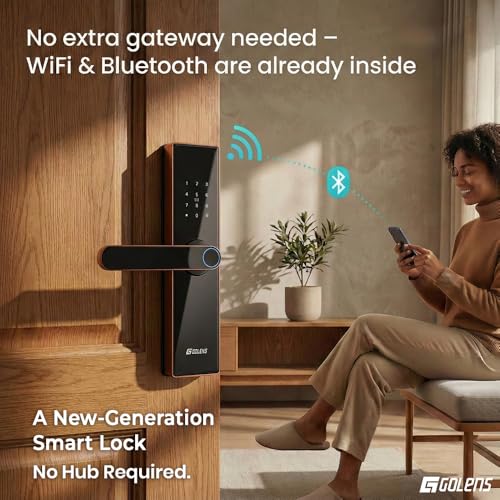 Golens X3N Bronze Smart Door Lock - Image 7 of 10