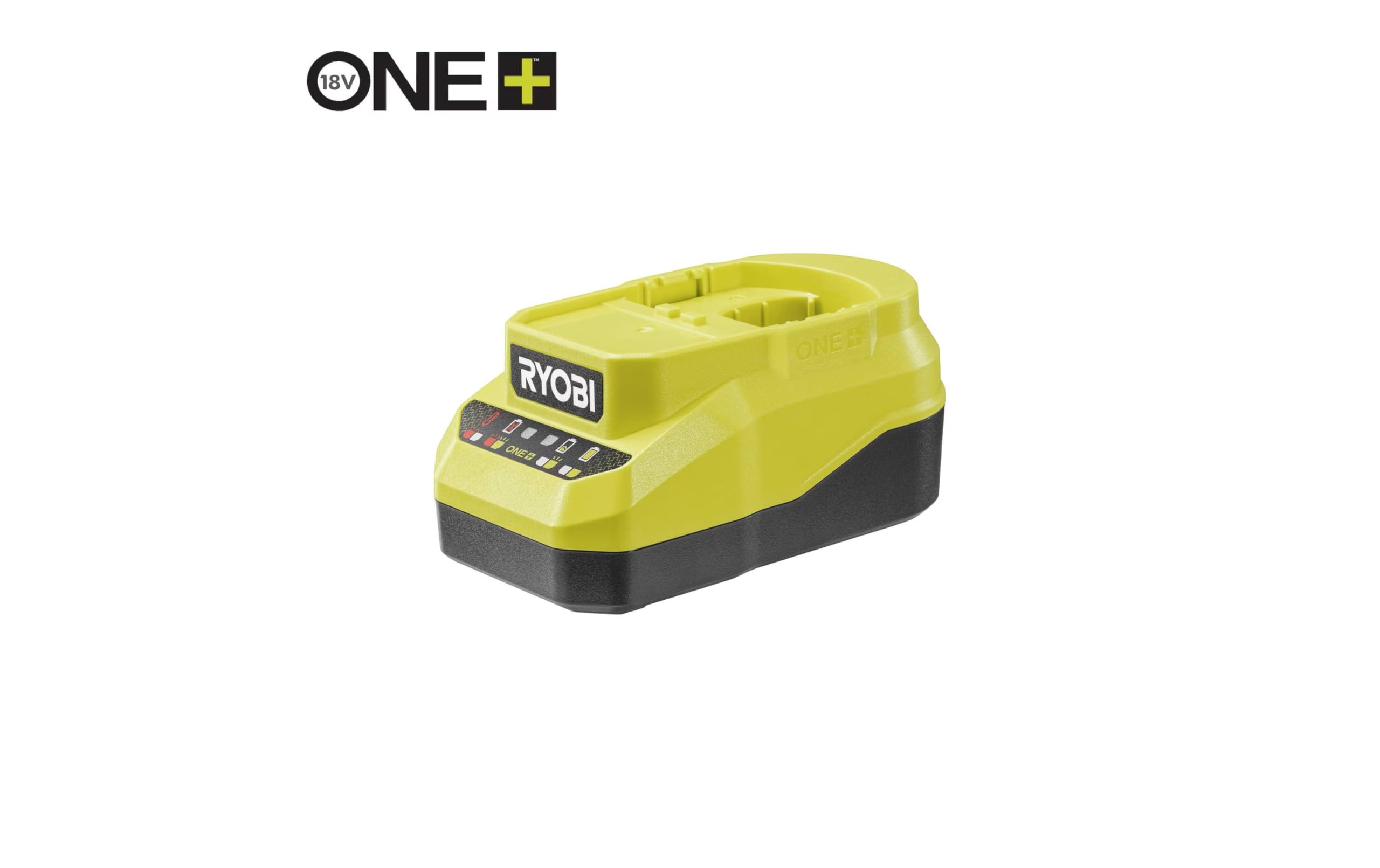 RYOBI Kit Batteria 18V ONE+™ Lithium+™ 4,0 Ah con Caricabatteria Compatto 2,0 A, Compatibile con Tutti gli Utensili 18V ONE+™