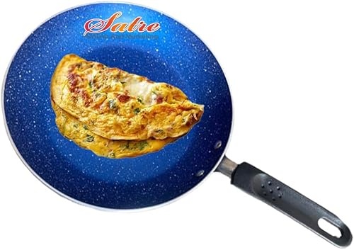 Miniatura 3 de Satre Online and Marketing Sartén de inducción de aluminio antiadherente con Handel, sartén Dosa, Omlet, sartén de cocina (1 piezas), color azul