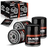 A-Premium 4-PC 10K Miles Protection Spin On Oil Filter Compatible with Ford F-150, F-150 Heritage,