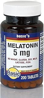 Melatonin 5 mg Tablets - 200 ct