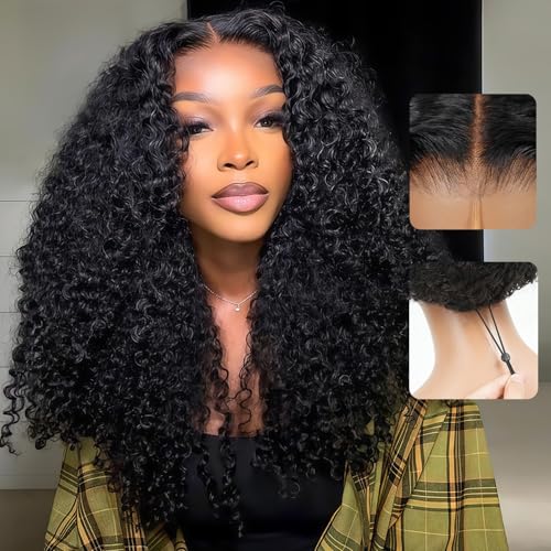 Liqusee 7x6 Burmese Curly Glueless Wigs Human Hair Pre Plucked