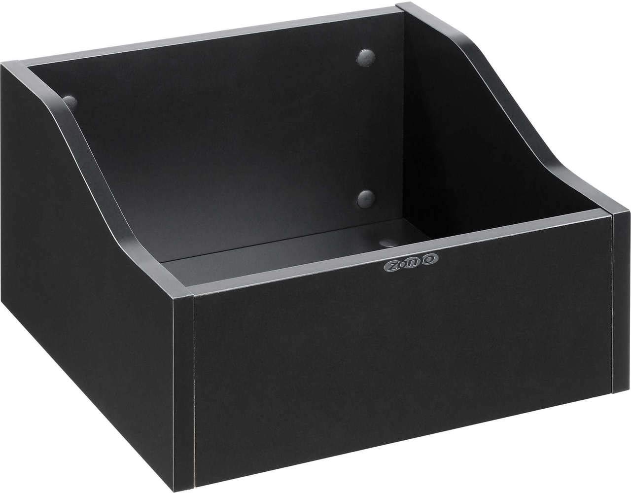 Zomo VS-Box 100/1 scatola porta vinili - 360 x 335 x 260 mm - nero - legno MDF - scaffale per dischi fino a 120 LP