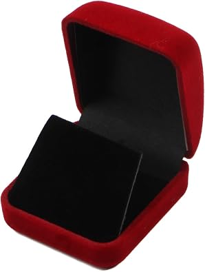 Velvet Gift Box For Medallions Medals Necklace Pendant Jewelry 2x2.2x1.25In Coin Display Case Jewelry Storage Box Jewelry Gift Boxes With Lids And Cotton Jewelry Gift Boxes For Earrings Bracelet