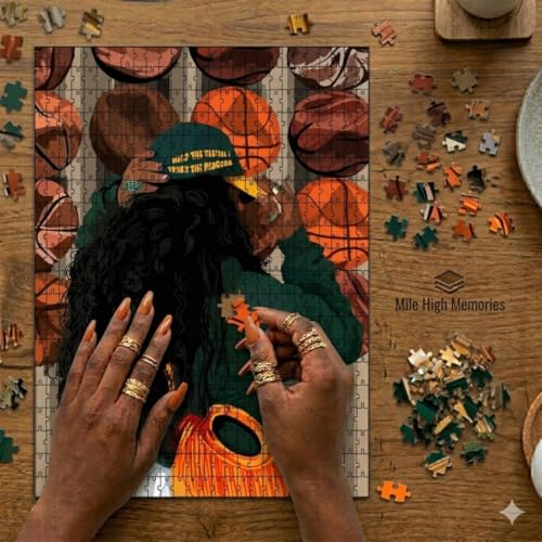 Puzzle 1000 Piezas Moda y Baloncesto 18x24 Pulgadas miniatura 3