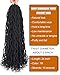 Wavy Senegalese Twist Crochet Hair 24 Inch 8 Packs Pre Looped Sengali Twist Braids Crochet Long Pre Lopped Crochet Hair for Black Women (24 Inch,1B)