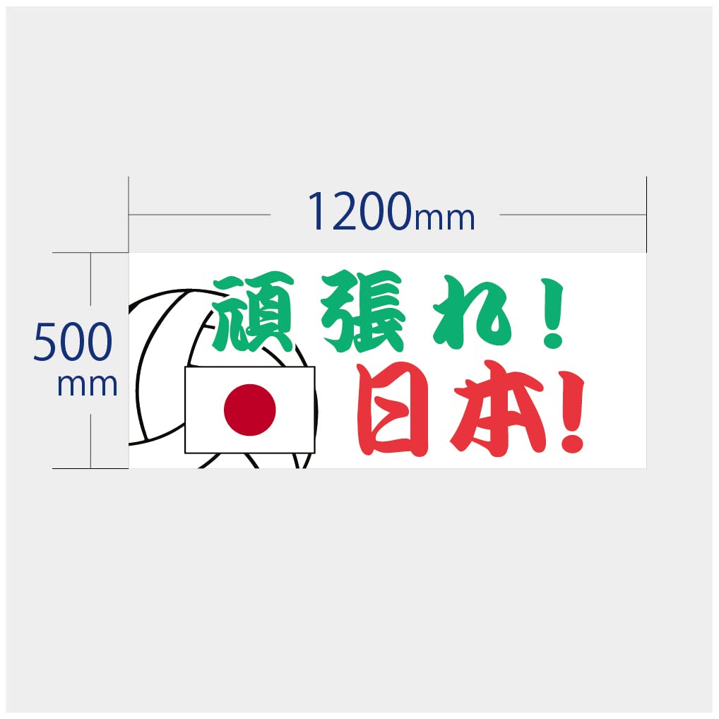 グラチャンバレー 日本代表 垂れ幕 横断幕
