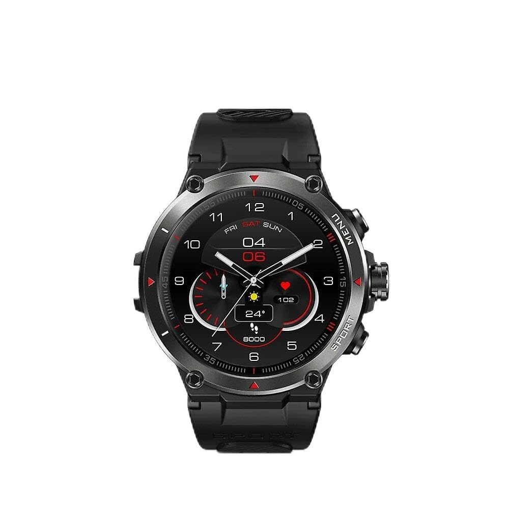 Zeblaze Stratos 2 Montre intelligente GPS Affichage Amoled Moniteur de santé 24 h 5 ATM Longue durée de vie de la batterie Smartwatch pour homme