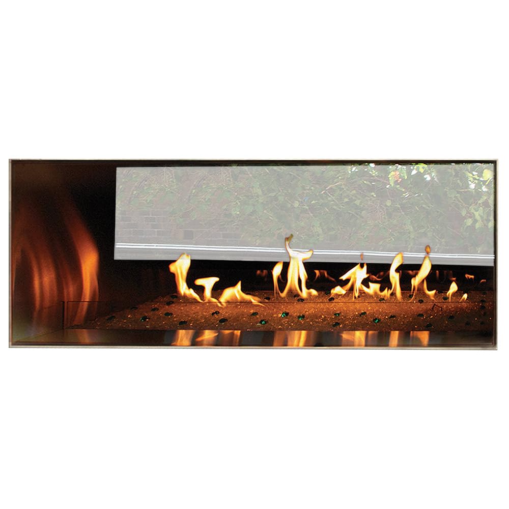 Empire Carol Rose Outdoor SS See-Through 48" Linear Fireplace - NG