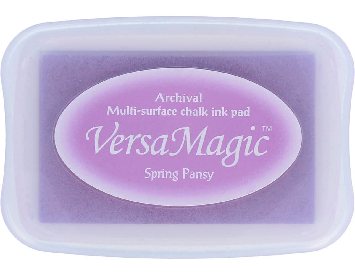 Tsukineko Versamagic Chalk-Finish Ink Pad - Spring Pansy