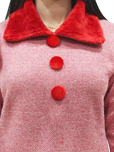 Image of Matelco Women's Wool Straight Kurti for Winters (Ad04Caz45 Black Parent).