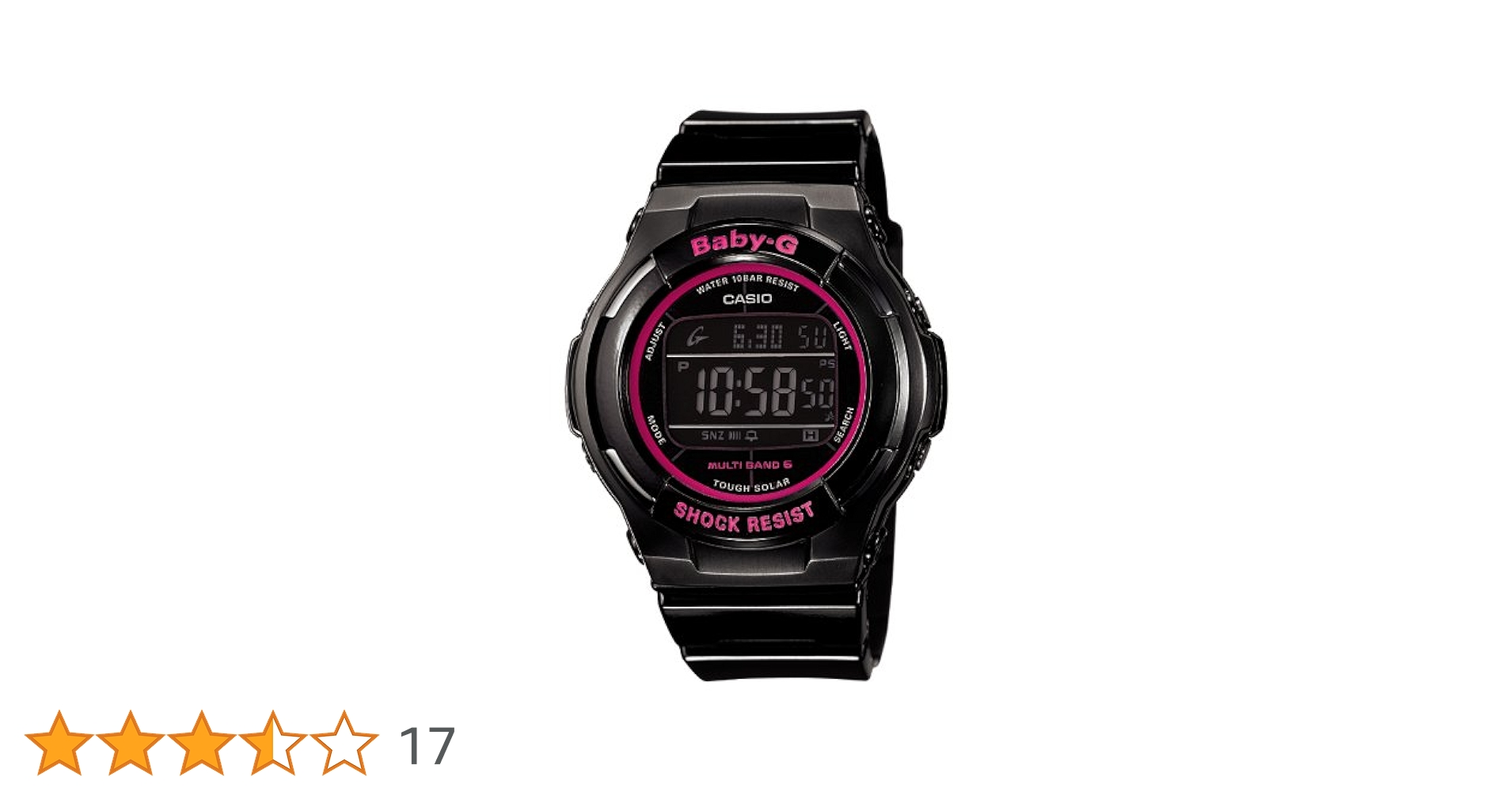 Amazon.co.jp: [カシオ] 腕時計 ベビージー 電波ソーラー BGD