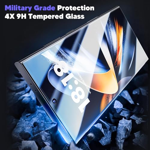 Image of Mr.Shield (2 Pack) Align-X Screen Protector for Samsung Galaxy S24 Ultra | Tempered Glass, 10H Hardness Guard, Military Grade Protection, Easy Install, Case-Friendly, Anti-Static