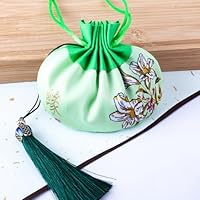 Amazon.co.jp: 巾着袋中国のサシェバッグ 4個 プリントブロケード