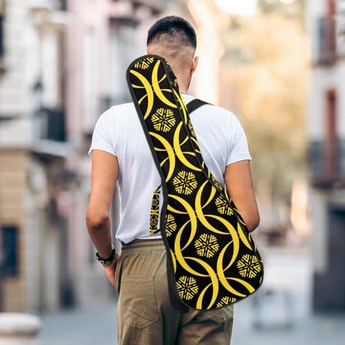 JRHEJTHH Housse durable pour ukulélé étanche avec épaules réglables pour ukulélé de 53,3 cm, 58,4 cm, rembourrage épais de style bohème – Noir, Multicolore., 25.9x9x3.1in/66x23x8cm, Moderne - Les Beatles, Paul McCartney, John Lennon, RIngo Starr, George Harrison JRHEJTHH Housse durable pour ukulélé étanche avec épaules réglables pour ukulélé de 53,3 cm, 58,4 cm, rembourrage épais de style bohème – Noir, Multicolore., 25.9x9x3.1in/66x23x8cm, Moderne – Image 6