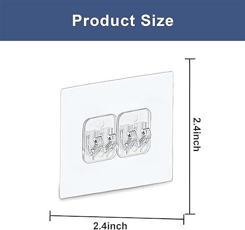 Miniatura 2 de Paquete de 4 soportes adhesivos de repuesto para regadera, adhesivo para estante de ducha sin perforaciones, ganchos adhesivos de ducha fuerte