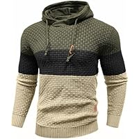 Genfien Sudadera con Capucha para Hombre Jersey con Capucha de