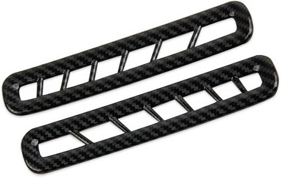 Inner Door Vent Air Outlet Cover Trim Accessories for 2015-2026 Ford Mustang (Carbon Fiber Style)