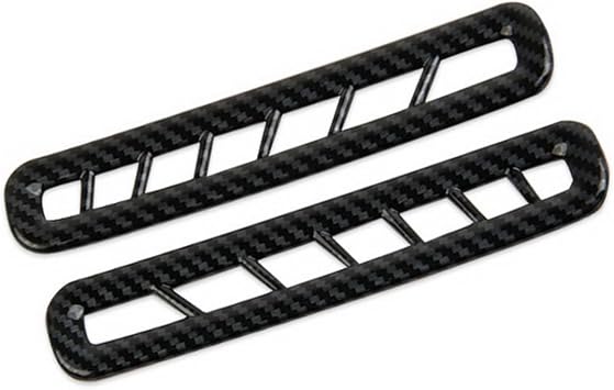 Inner Door Vent Air Outlet Cover Trim Accessories for 2015-2026 Ford Mustang (Carbon Fiber Style)