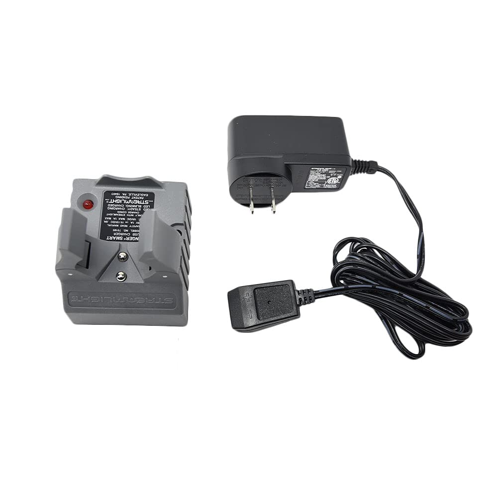Stinger Smart Charger Holder with 100V/120V AC Wall Adapter Charge Cord - Intended for Use with Stinger Series Flashlights