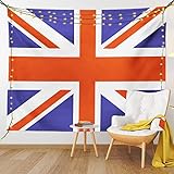 Ambesonne Union Jack Tapestry, Classic Traditional Flag United Kingdom Modern British Loyalty, Wide...