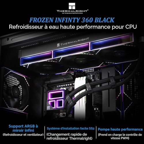 Thermalright Frozen Infinity 360 Black : refroidisseur processeur AIO performant